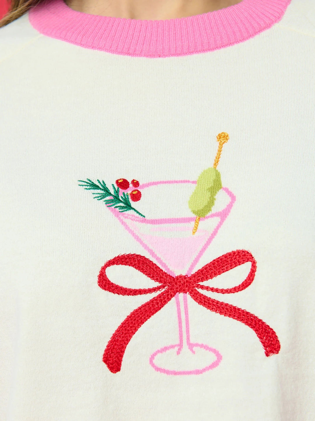Martini Boxy Sweater Womens Sweater Mary Square 