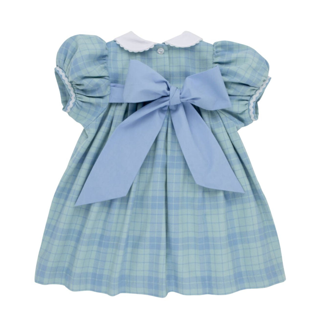 Mary Dal Dress - Audubon Park Plaid Girl Dress Beaufort Bonnet 