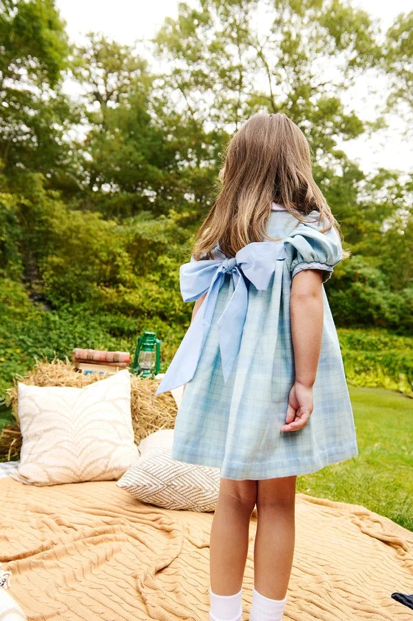 Mary Dal Dress - Audubon Park Plaid Girl Dress Beaufort Bonnet 