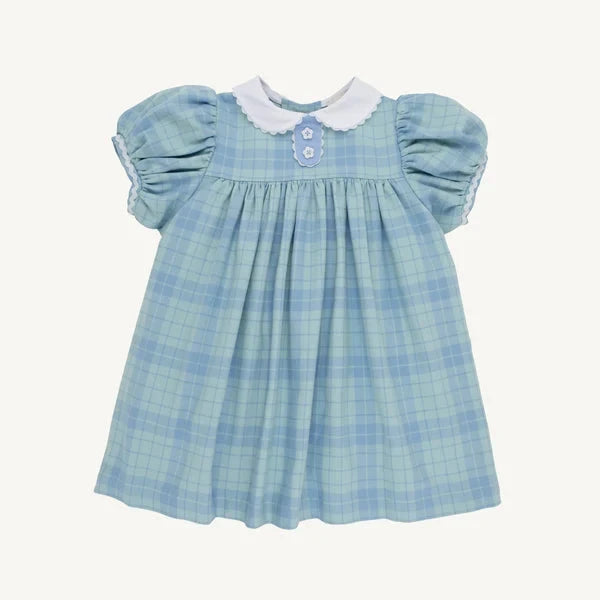 Mary Dal Dress - Audubon Park Plaid Girl Dress Beaufort Bonnet 