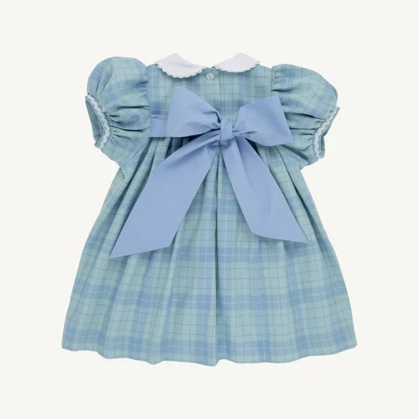 Mary Dal Dress - Audubon Park Plaid Girl Dress Beaufort Bonnet 