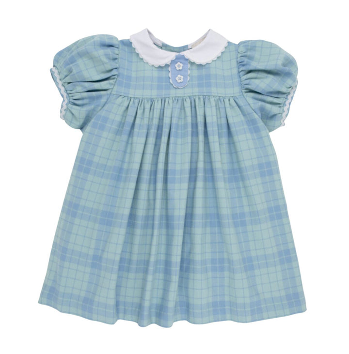 Mary Dal Dress - Audubon Park Plaid Girl Dress Beaufort Bonnet 