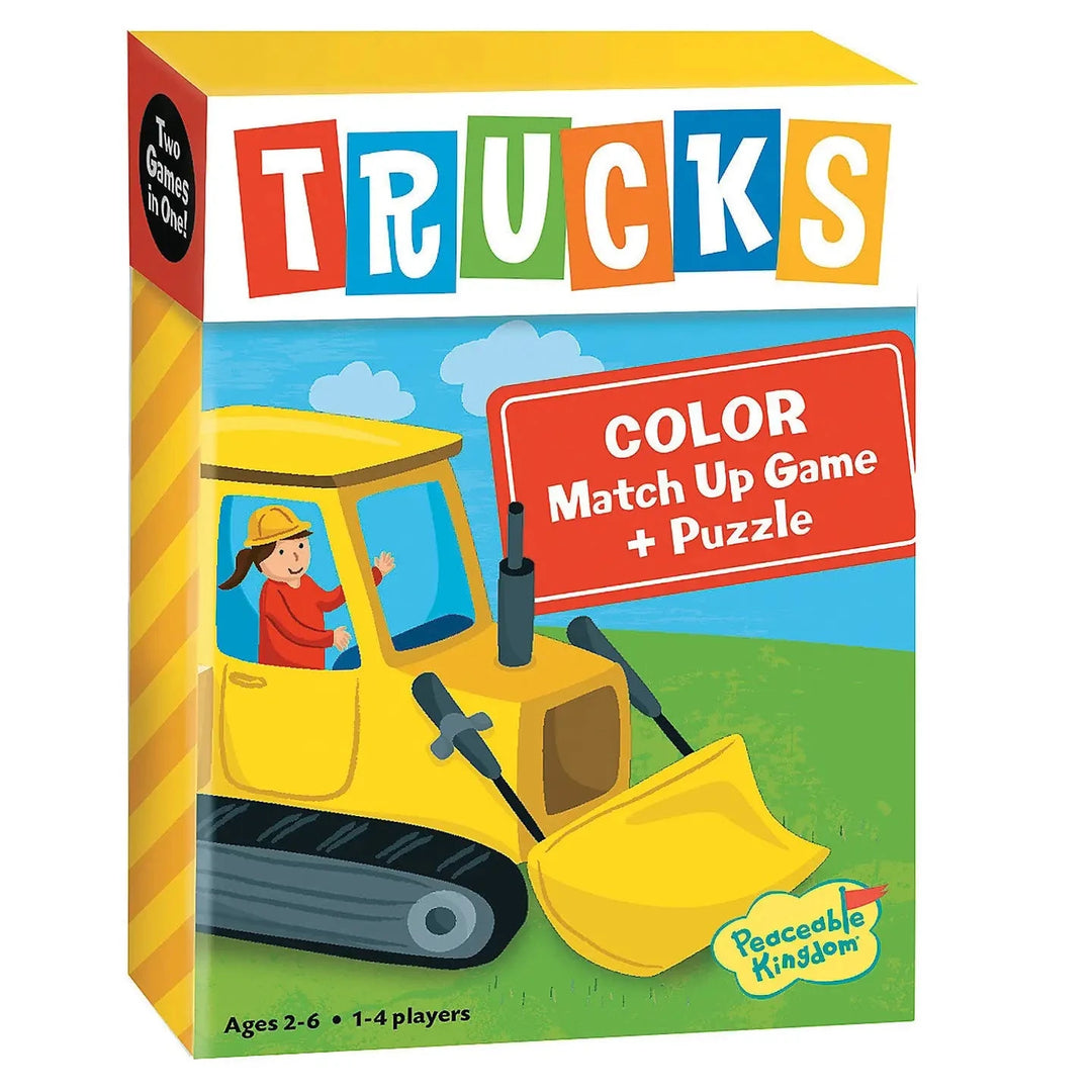 Match Up: Trucks Activity Toy MindWare 