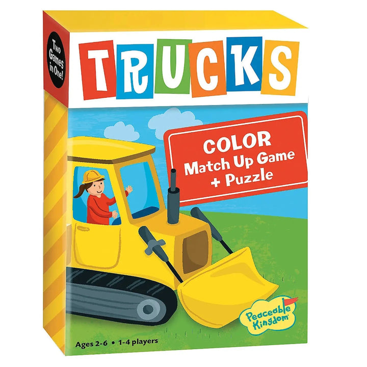 Match Up: Trucks Activity Toy MindWare 
