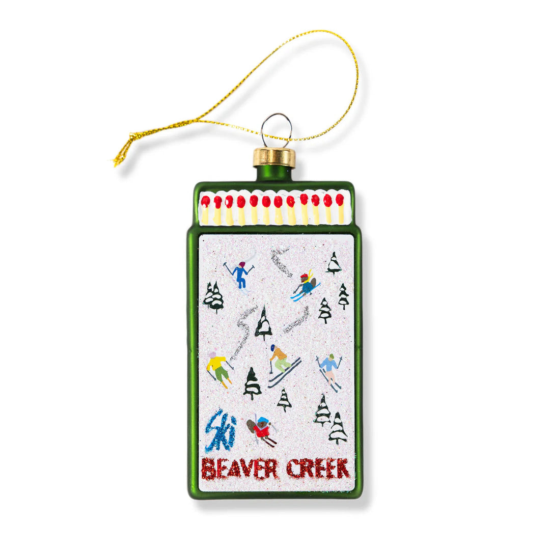 Matchbook Ornament Christmas Furbish Studio Beaver Creek 