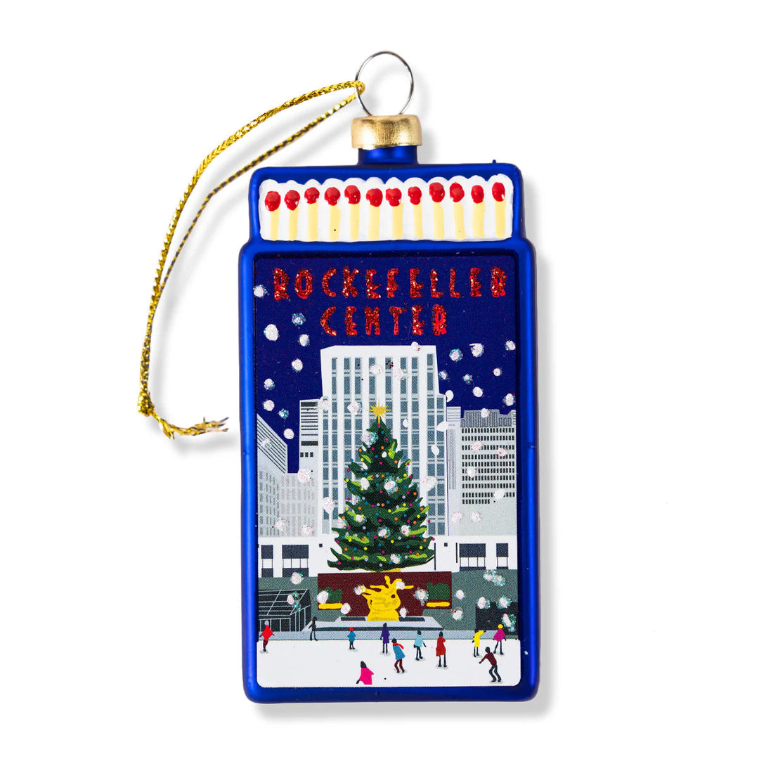 Matchbook Ornament Christmas Furbish Studio Rockefeller Center 