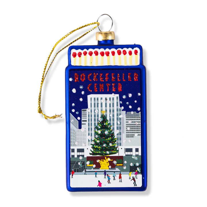 Matchbook Ornament Christmas Furbish Studio Rockefeller Center 