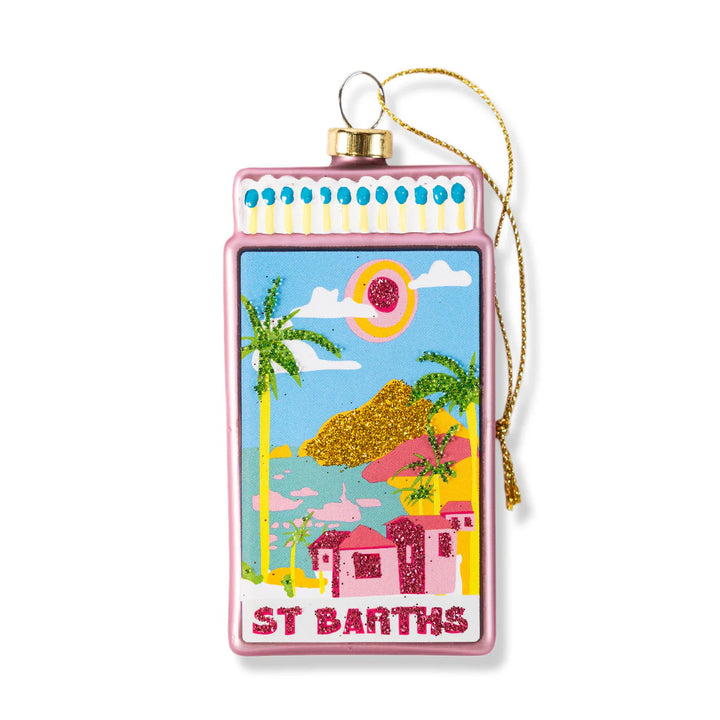 Matchbook Ornament Christmas Furbish Studio St. Barths 