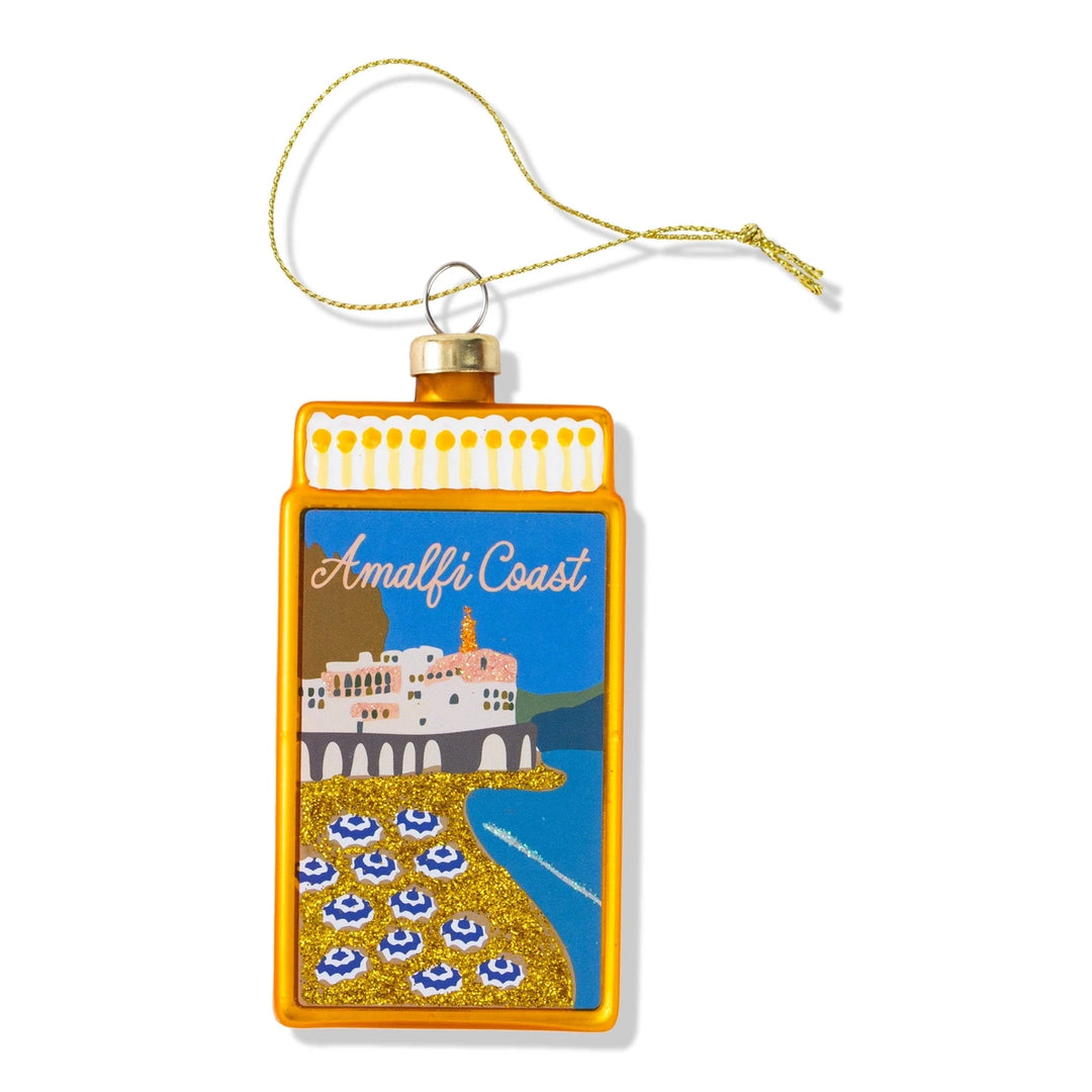 Matchbook Ornaments - Assorted Christmas Ornament Furbish Studio Amalfi Coast 