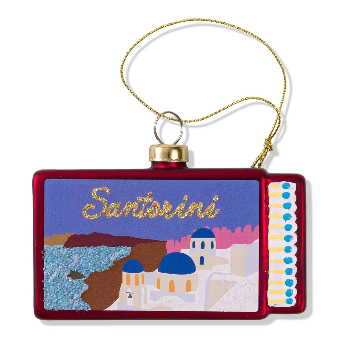 Matchbook Ornaments - Assorted Christmas Ornament Furbish Studio Santorini 
