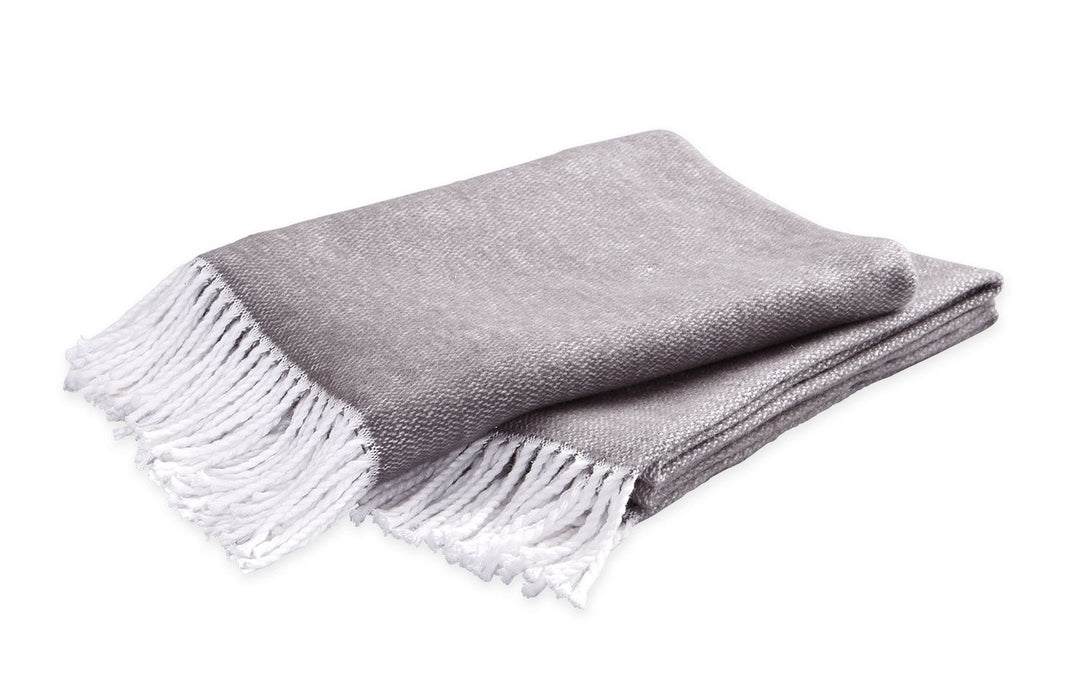 Matouk Pezzo Throw Blanket Throws Lands Down Under Charcoal 