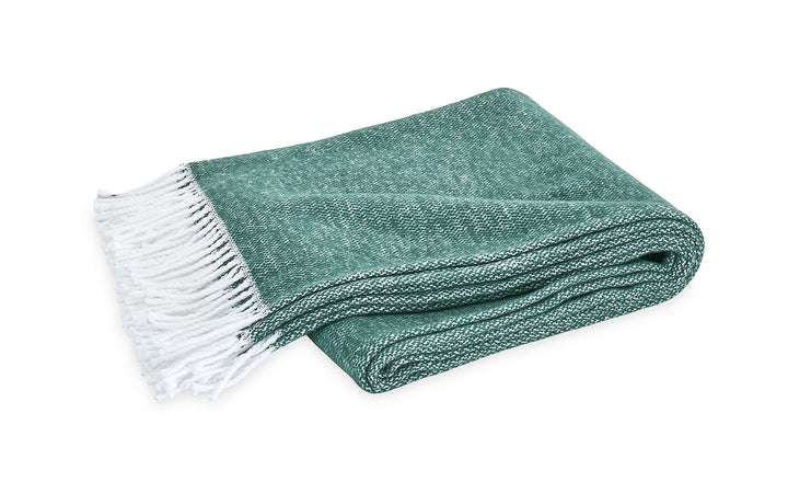 Matouk Pezzo Throw Blanket Throws Lands Down Under Jade 