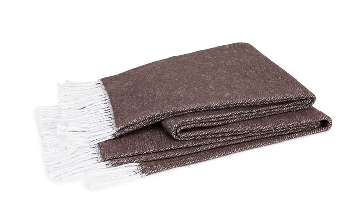 Matouk Pezzo Throw Blanket Throws Lands Down Under Sable 