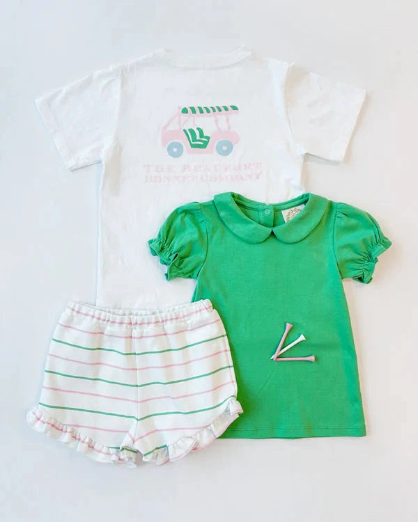 Maud'e Peter Pan Top - Gibson Island Green Girl Shirt Beaufort Bonnet 