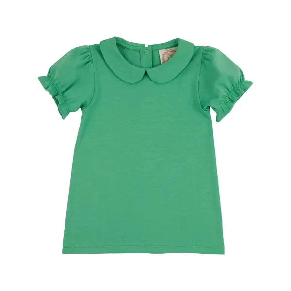 Maud'e Peter Pan Top - Gibson Island Green Girl Shirt Beaufort Bonnet 