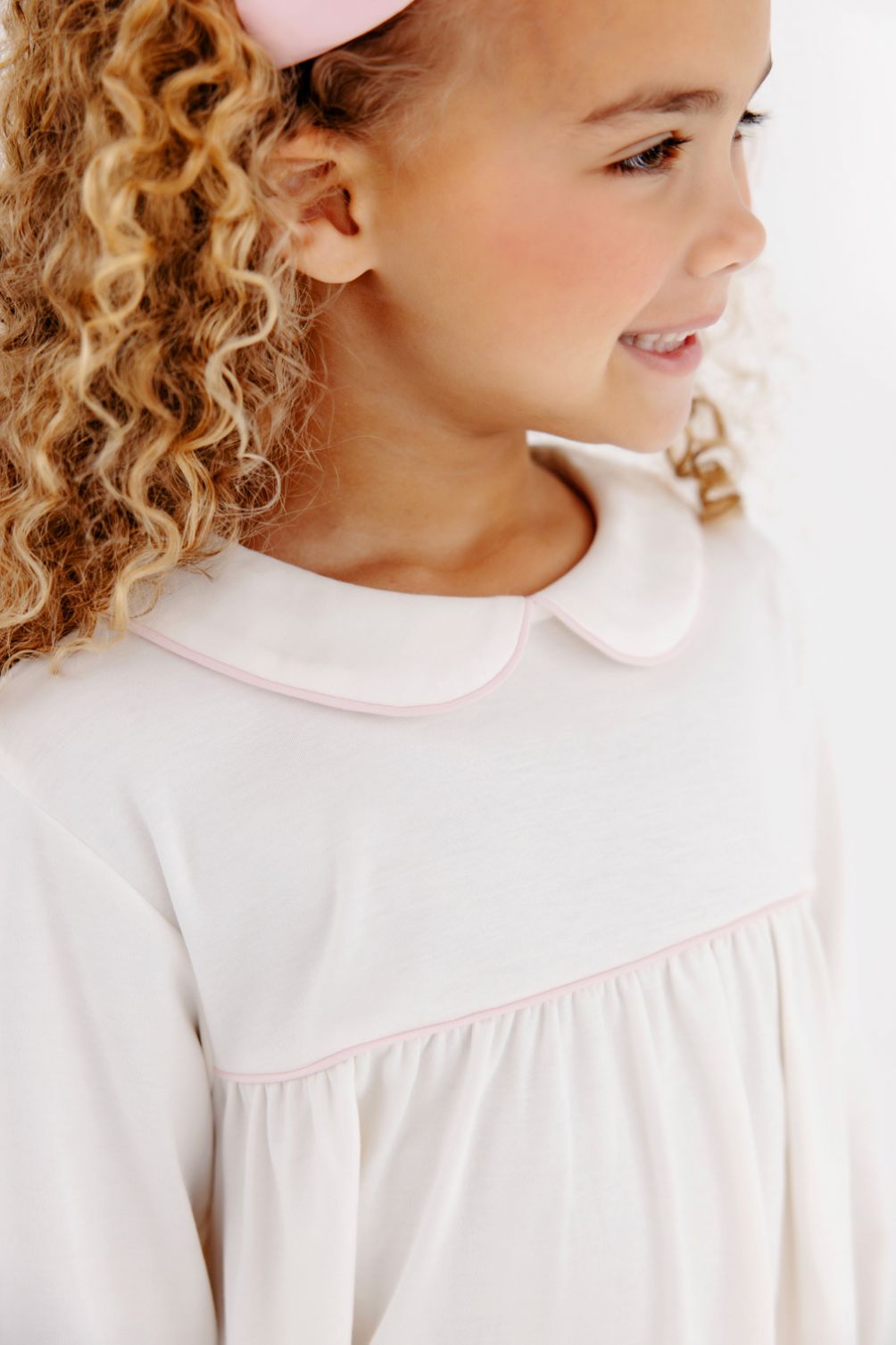Maude's A Line Top - Palmetto Pearl & Palm Beach Pink Girl Shirt Beaufort Bonnet 