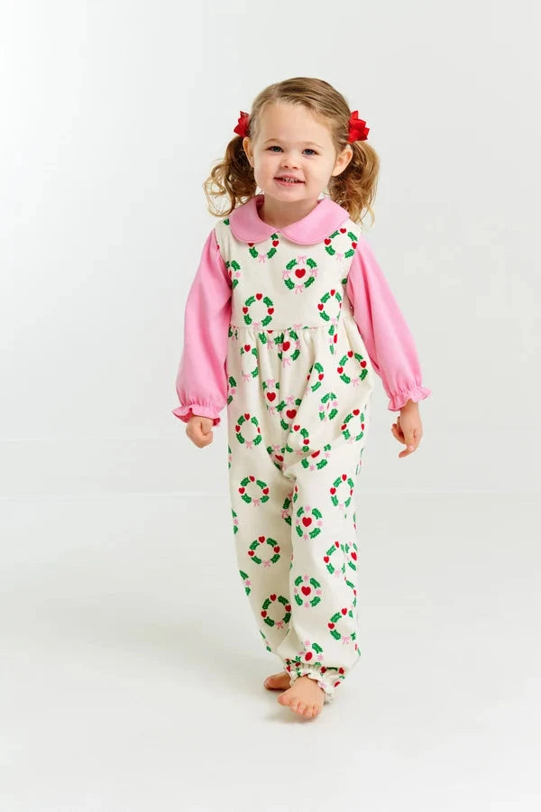 Maude's Peter Pan Collar L/S Shirt - Hamptons Hot Pink Girl Shirt Beaufort Bonnet 