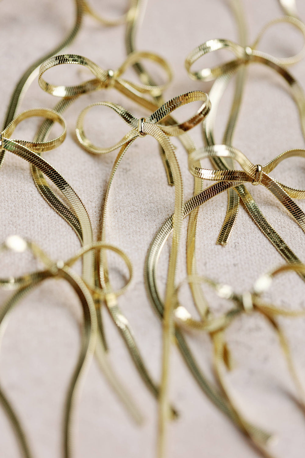 Maxi Gold Duster Bow Earrings Womens Earrings St Armands Designs of Sarasota 