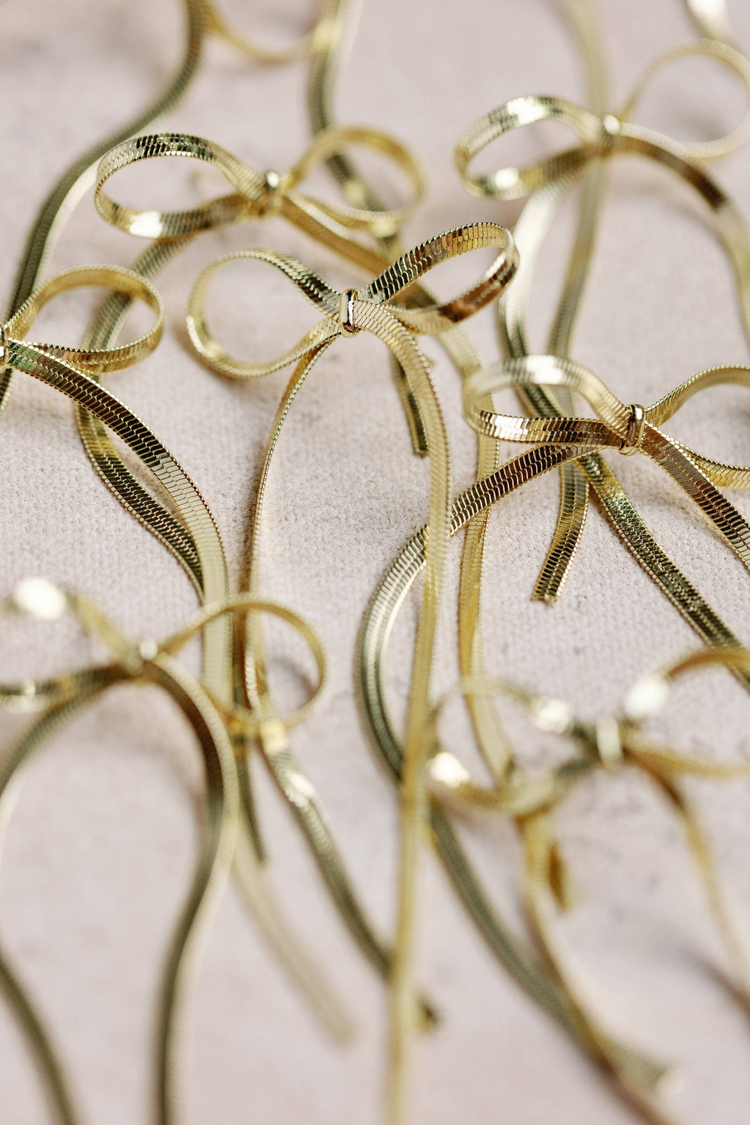 Maxi Gold Duster Bow Earrings Womens Earrings St Armands Designs of Sarasota 