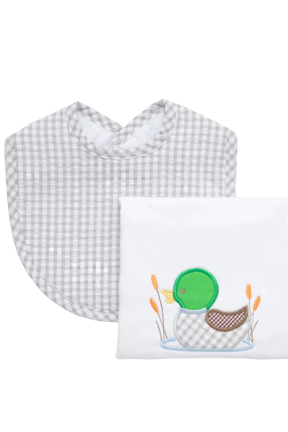 Med Bib and Burp Set Burp Cloths 3 Marthas Mallard 