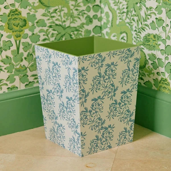 Meg Braff x Weezie Lacquered Waste Bin Wastebasket Weezie 