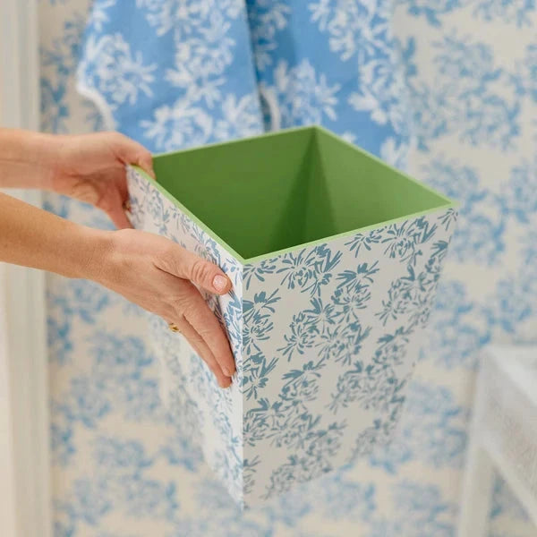 Meg Braff x Weezie Lacquered Waste Bin Wastebasket Weezie 
