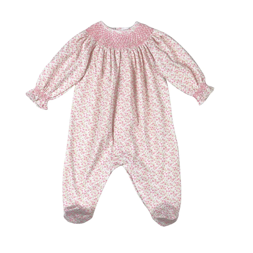 Melody Hand Smocked Bishop Footie Girl Footie Baby Loren 