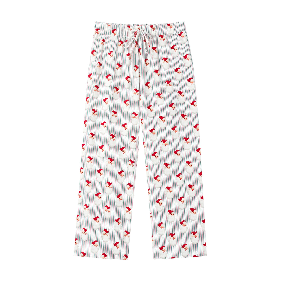 Men's Pajama Pants - Santa Baby Stripes Men's Pajamas Mary Square 