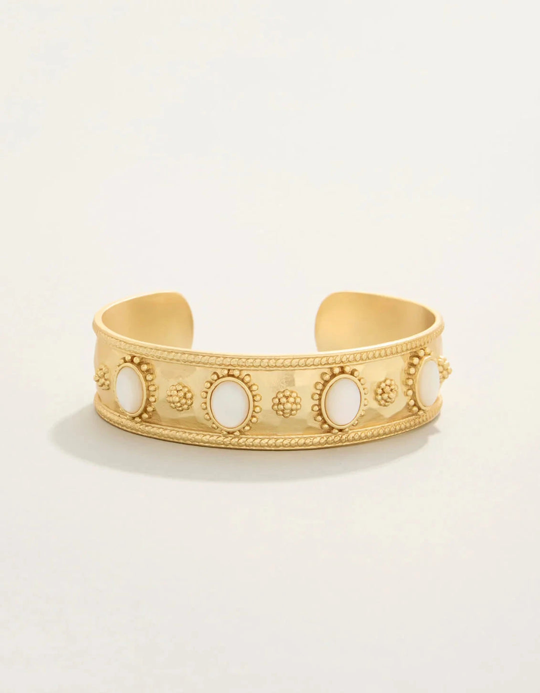 Mercer House Embellished Cuff - Mother of Pearl Womens Bracelet Spartina 