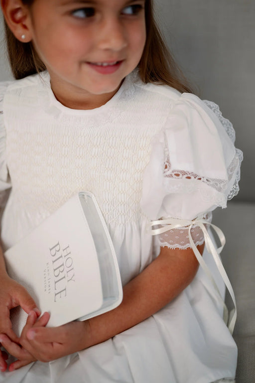 Middleton Dress - Blessings White Batiste Dress Lullaby Set 