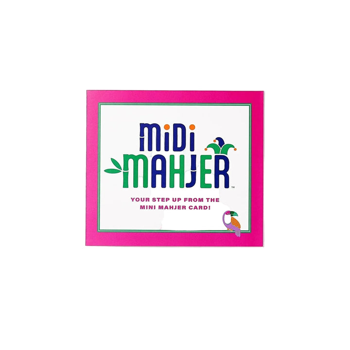 Midi Mahjer Mahjong Card Book Mini Mahjer 