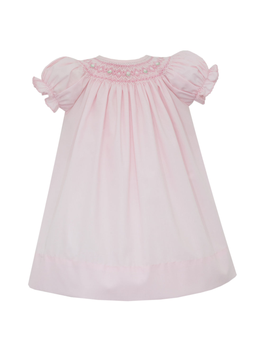 Mila Pink Poplin Bishop Dress Girl Dress Petit Bebe 