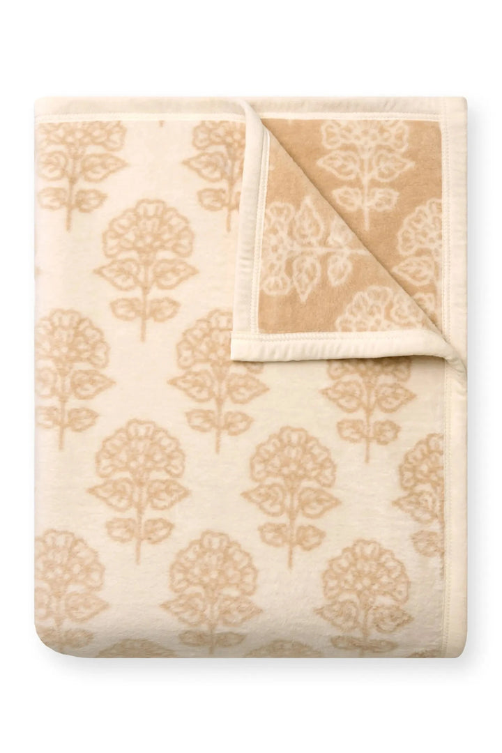 Millie Blockprint Throw Blanket Blanket ChappyWrap 