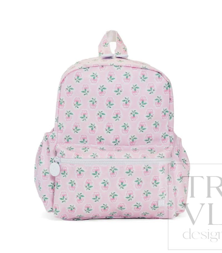 Mini Backpacker Backpack Child Backpack TRVL Design Petite Fluer - Pink 