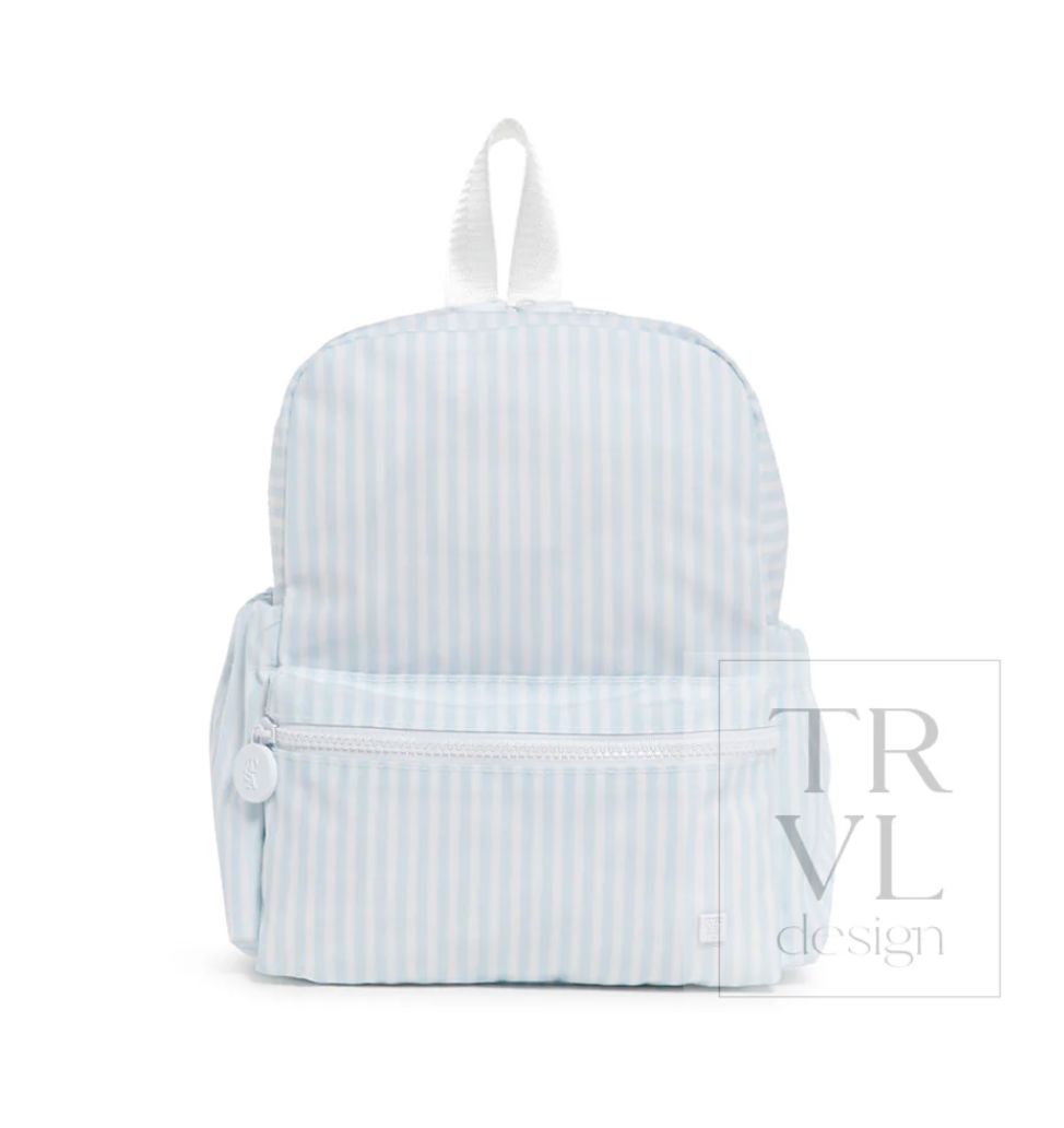 Mini Backpacker Backpack Child Backpack TRVL Design Pimlico Stripe - Blue 
