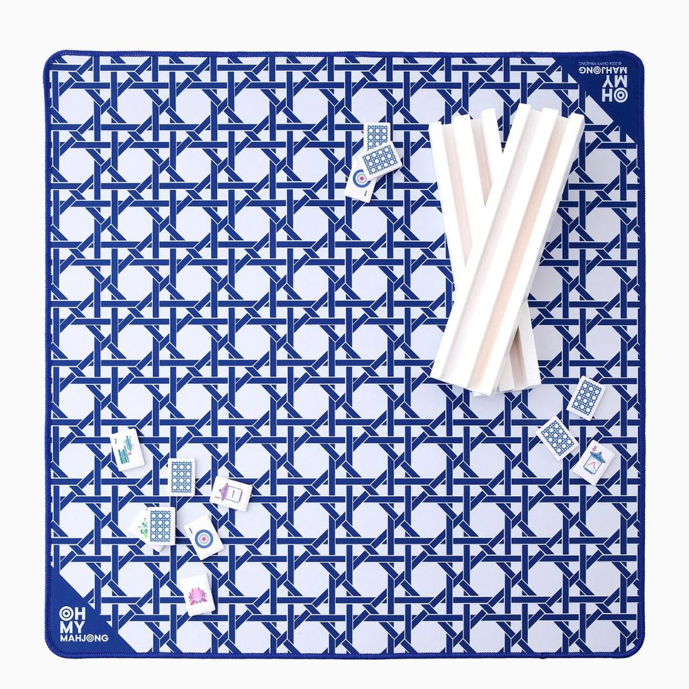 Mini Cane Mat - Blue Game Oh My Mahjong 