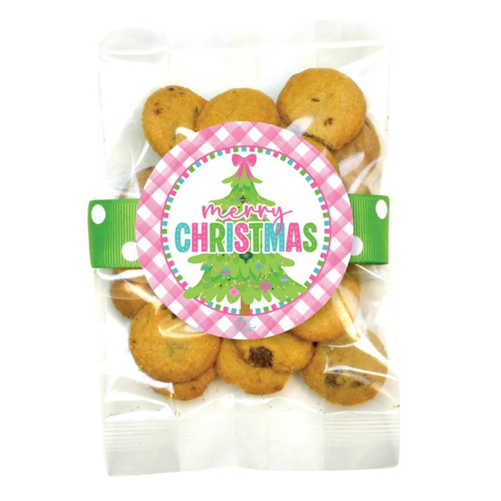 Mini Chocolate Chip Cookie Bags - Merry Christmas Food Oh Sugar Christmas Tree 