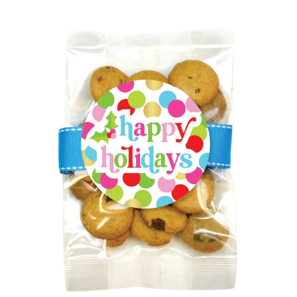 Mini Chocolate Chip Cookie Bags - Merry Christmas Food Oh Sugar Happy Holidays 