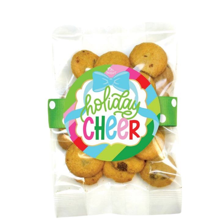 Mini Chocolate Chip Cookie Bags - Merry Christmas Food Oh Sugar Holiday Cheer 