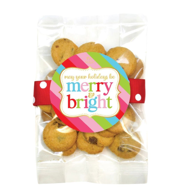 Mini Chocolate Chip Cookie Bags - Merry Christmas Food Oh Sugar Merry and Bright 