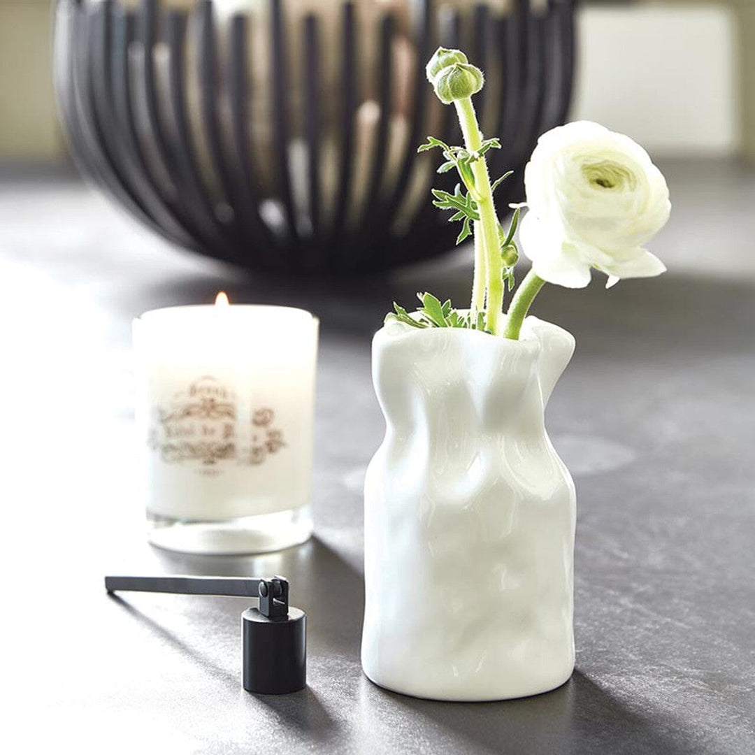 Mini Cinched Ceramic Vase Vase Slant 