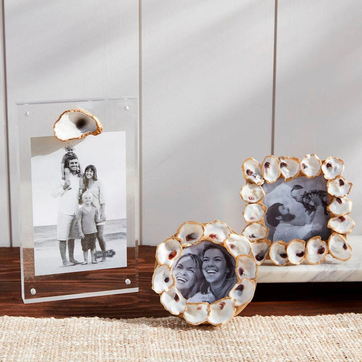 Mini Gold Oyster Picture Frame Picture Frames MudPie 