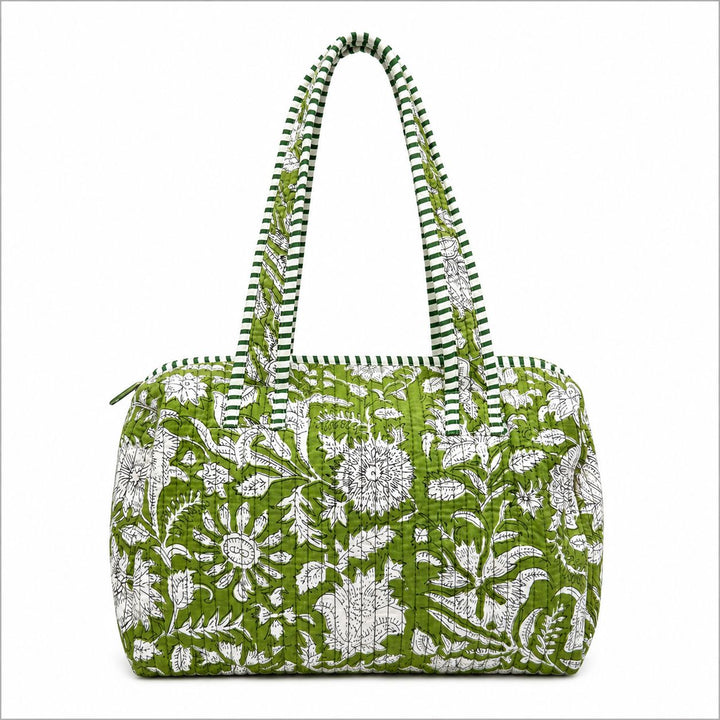 Mini Handled Toiletry Bag Cosmetic/Accessories Bags Queens Designs Coastal Garden Floral 