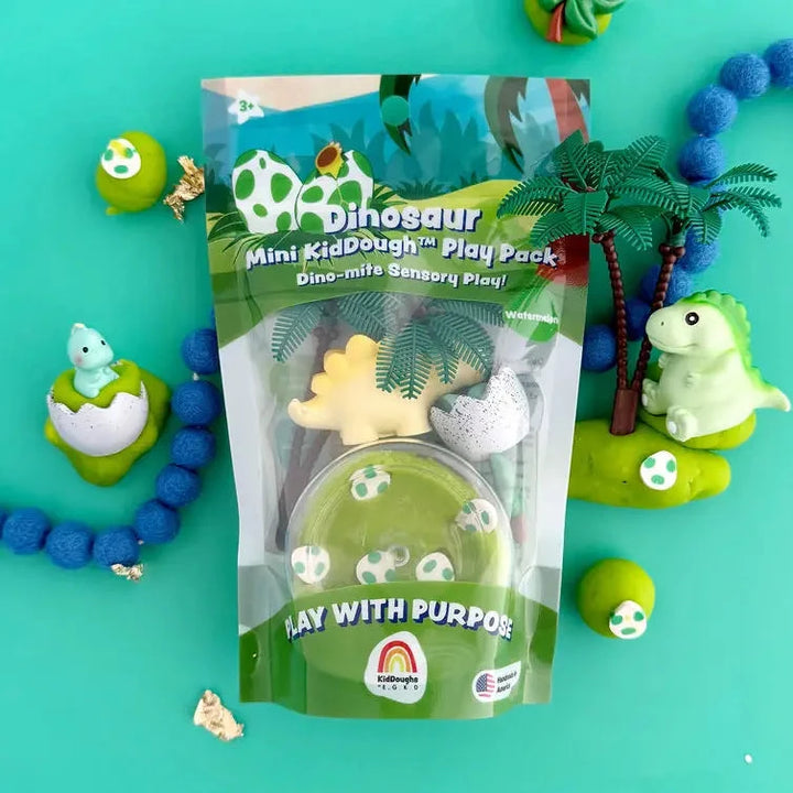 Mini Kiddough Play Kit - Dinosuar Toy Craft Kits Earth Grown KidDoughs 