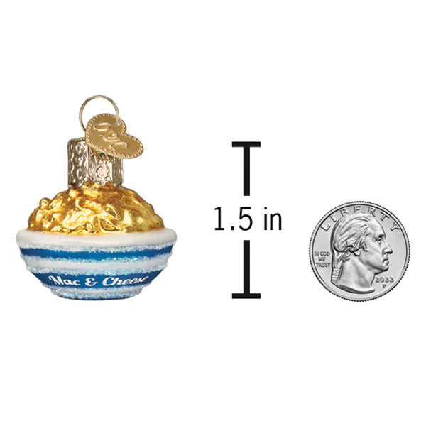 Mini Mac & Cheese Ornament Christmas Ornament Old World Christmas 
