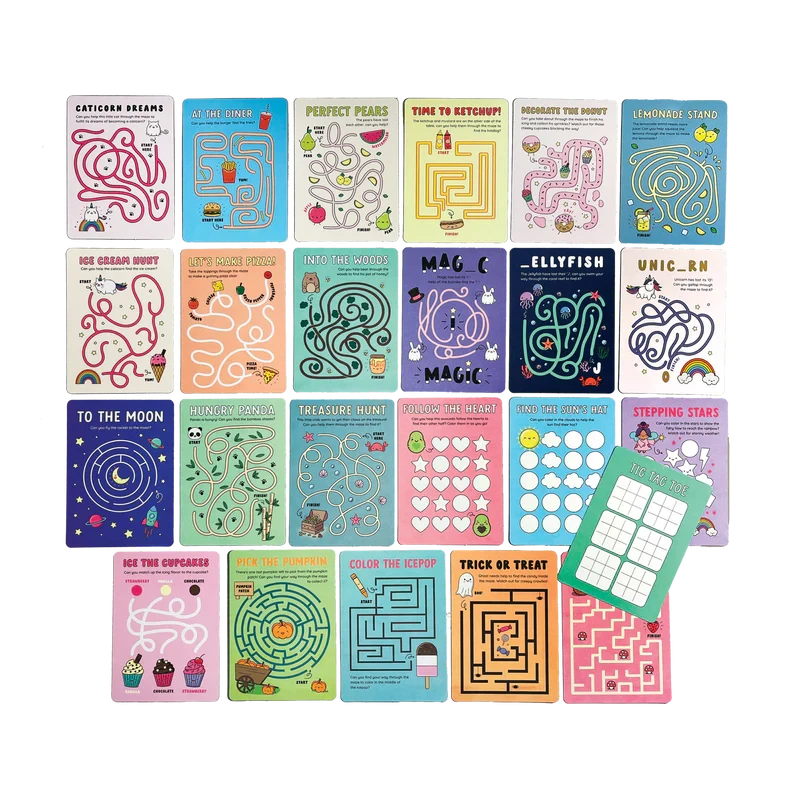 Mini Mazes Activity Cards Activity Toy Ooly 