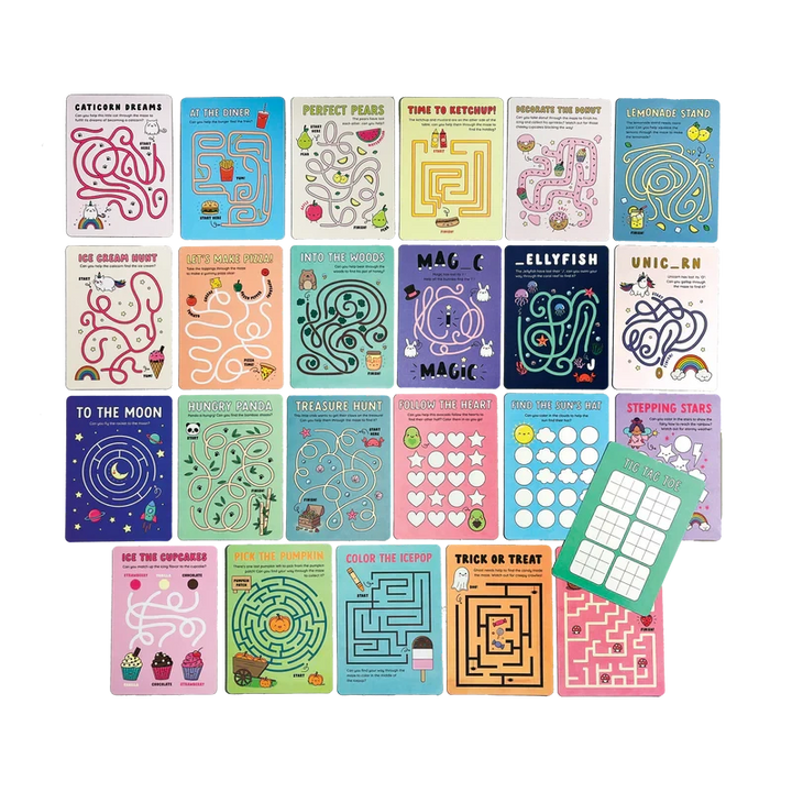 Mini Mazes Activity Cards Activity Toy Ooly 