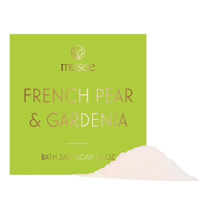 Mini Salt Soak - French Pear & Gardenia Bath Salt Musee 