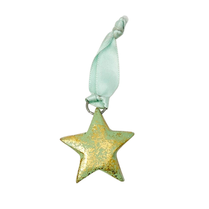 Mini Star Ornament Christmas Ornament Two's Company Pale Green 