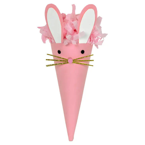 Mini Surprise Cone Easter Bunny Activity Toy TOPS Malibu Pink 